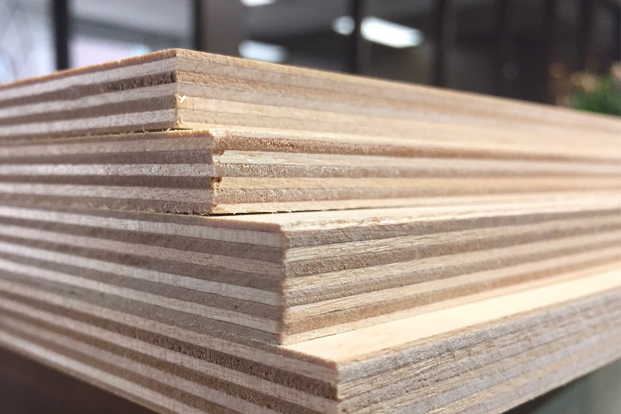 plywood layers