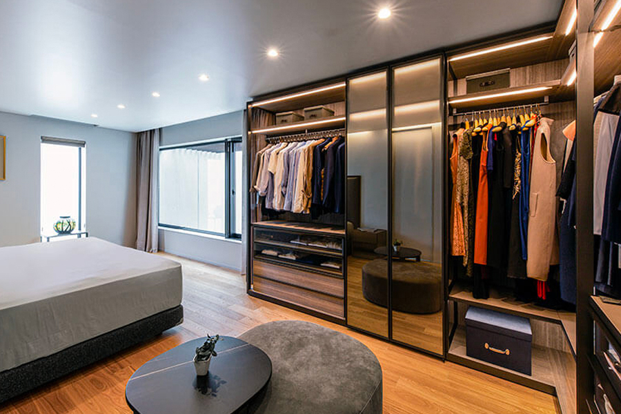 glass sliding modern