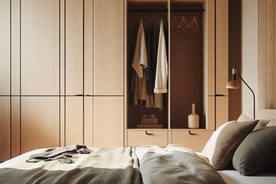 minimalist wooden style