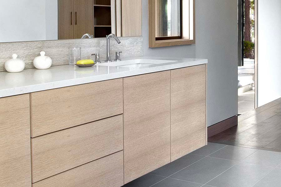 scandinavian style vanity