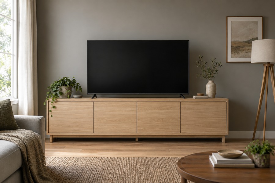Illustrative tv floor custom television cabinetry design